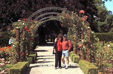 The botanic garden in Christchurch