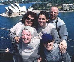 On the Sydney Harbour Bridge